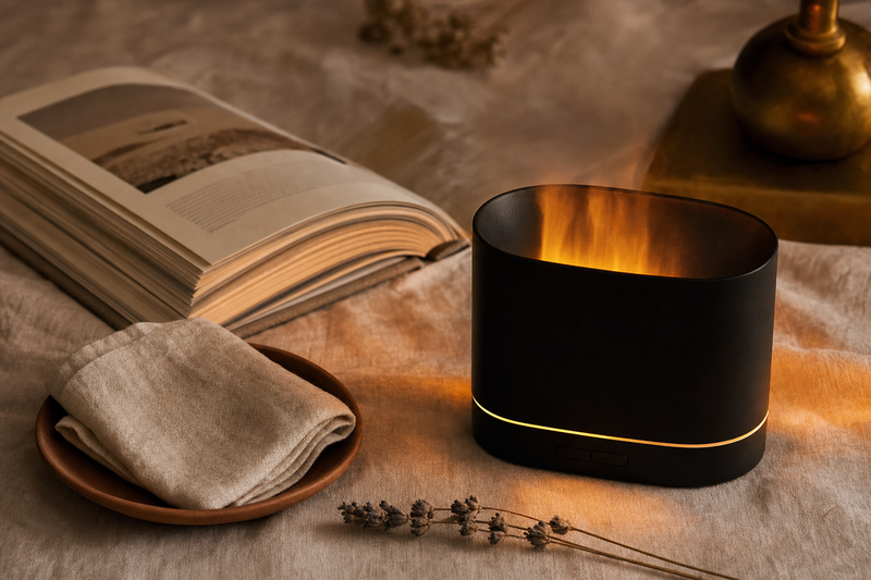 For the Evening — lights, diffusers, small rituals