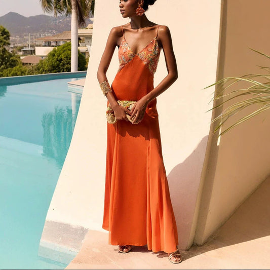 The Satin Slip + Scarf, view 2 — Kravori